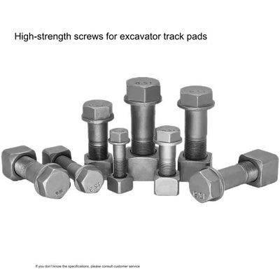 Graafmachine Track Plate Track Schoen Track Staal Pad Bolt And Nut20*57 20*65 22*65 22*72 24*75