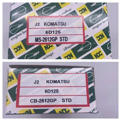 Komatsu 6D125 Graafmachine Onderdelen STD Hoofdlagers Verbindingsstaaflagers MS-2612GP CB-2612GP